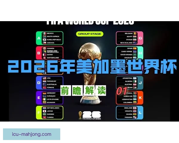 2026年世界杯官方海报发布 美墨加三国传统色彩交织展现共融精神